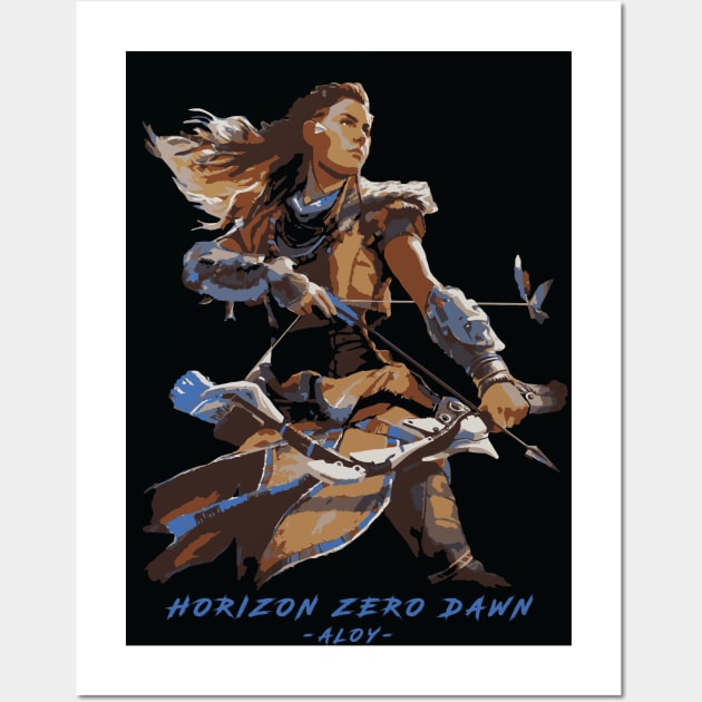 Horizon zero dawn Aloy Wall Art by Durro